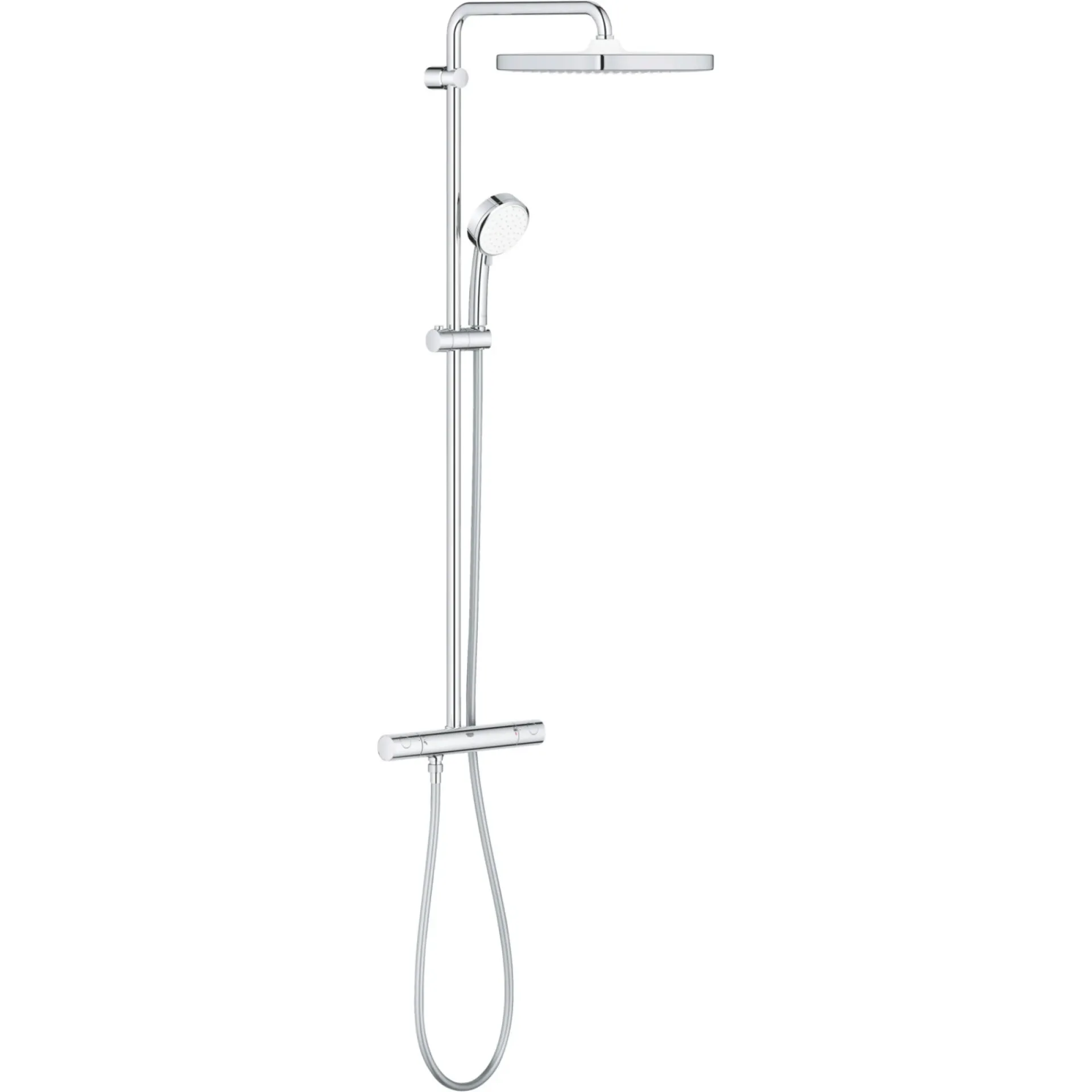 Hot Grohe TEMPTESTA 250 CUBE BRUSESYSTEM KROM