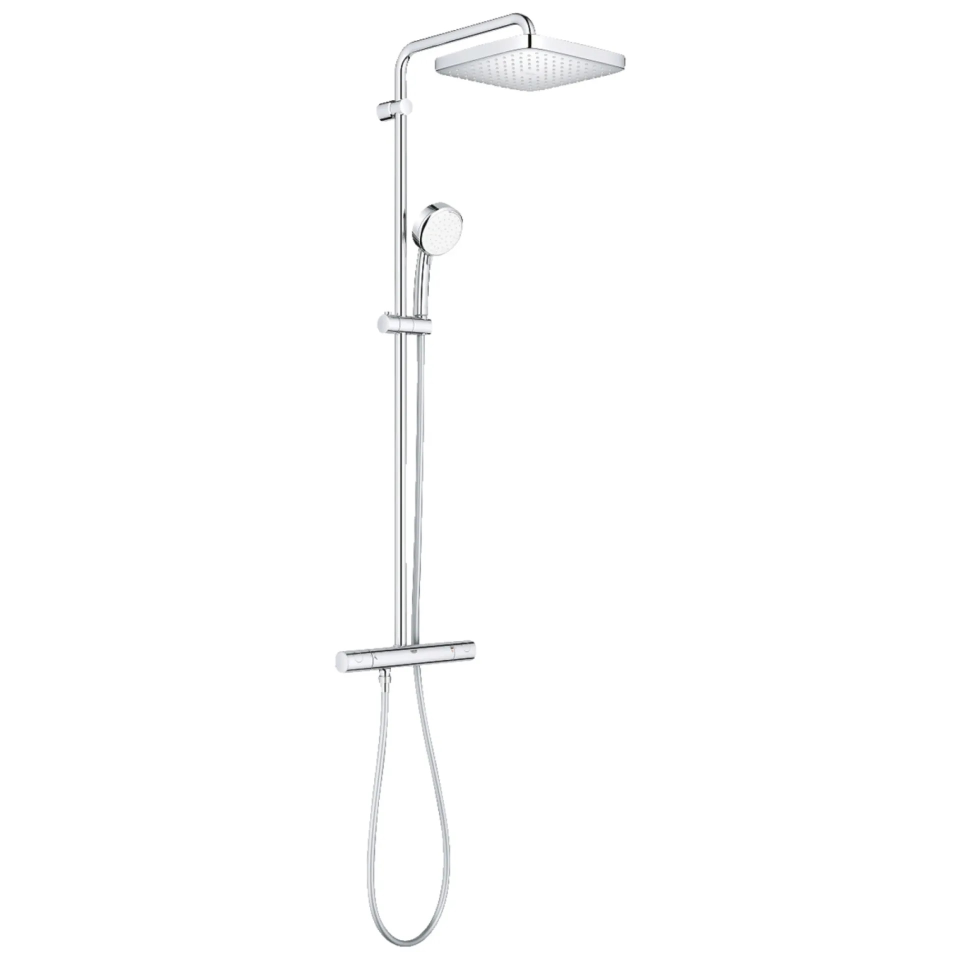 Hot Grohe TEMPTESTA 250 CUBE BRUSESYSTEM KROM