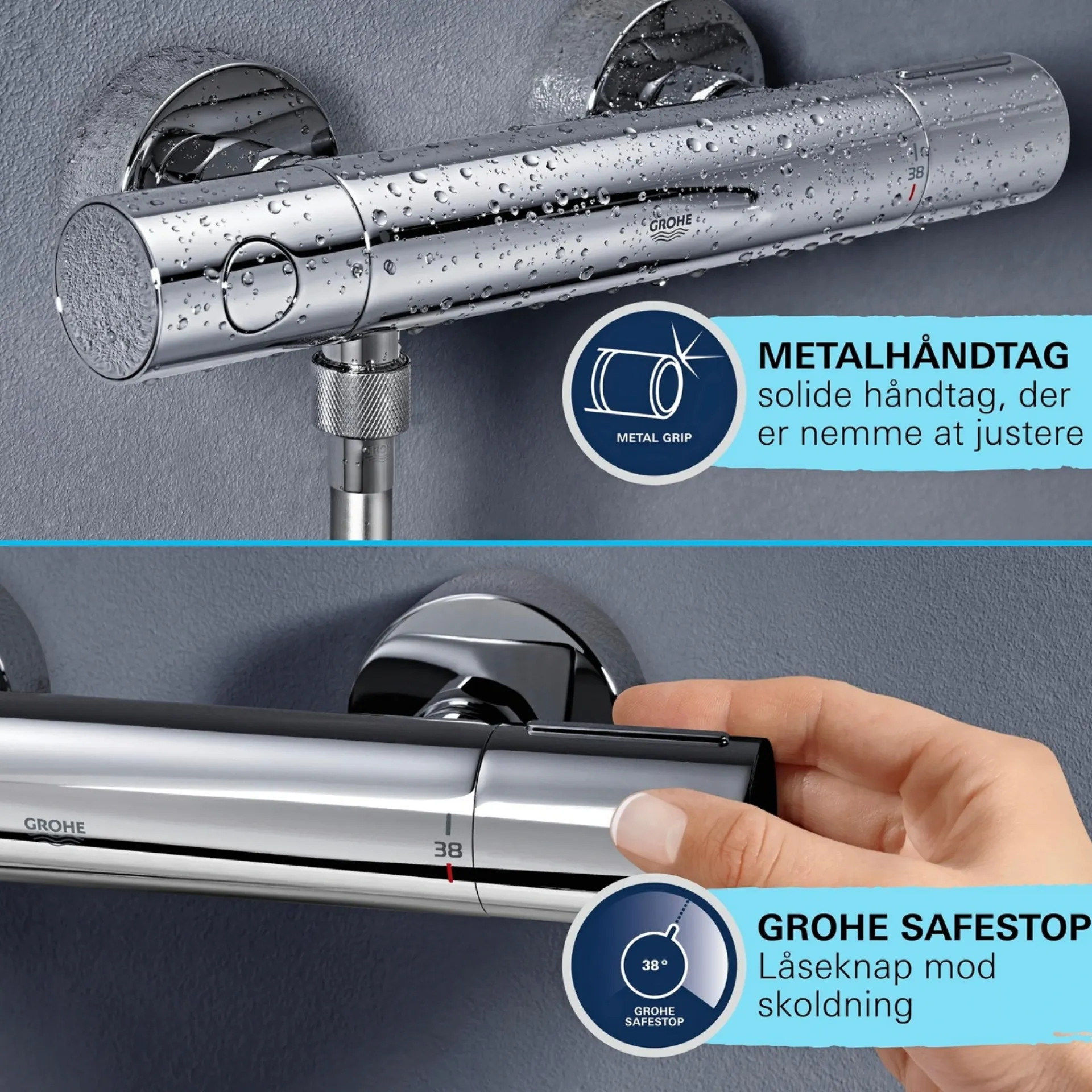 Online Grohe VITALIO START VITALIO START 250 BRUSESYSTEM KROM