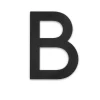Online Habo B BOGSTAV SORT