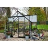 Online Halls ICON 8 GARDENHOUSE EKSKL. SOKKEL HÆRDET GLAS SORT 13,0 M2
