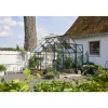 Discount Halls QUBE+ 88 DRIVHUS 3 MM HÆRDET GLAS HELE BANER SORT 6,6 M2