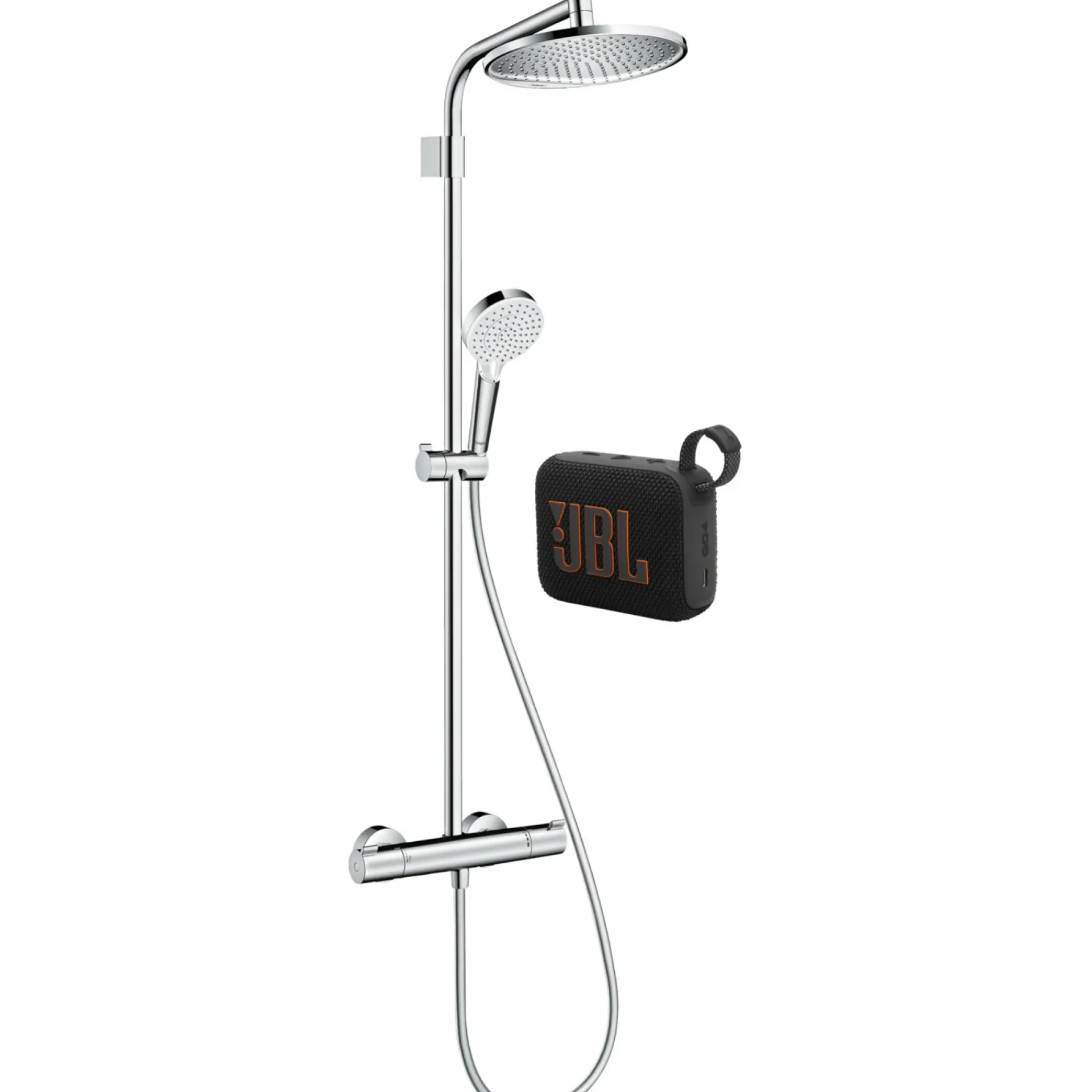 Hot Hansgrohe CROMETTA S240 INKL. HØJTALER BRUSESYSTEM KROM