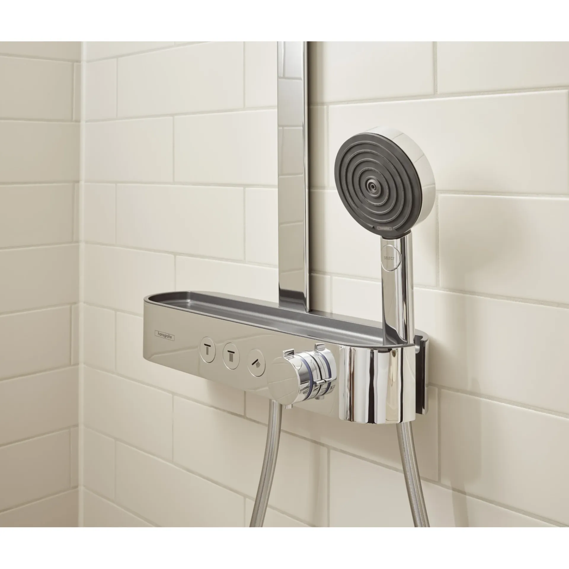 Discount Hansgrohe PULSIFY SHOWERPIPE S 260 2JET BRUSESYSTEM KROM