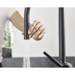 Discount Hansgrohe TALIS M54 210 KØKKENARMATUR MAT SORT