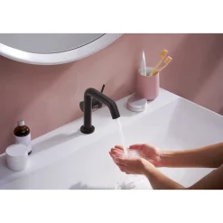 Best Hansgrohe TECTURIS S110 HÅNDVASKARMATUR 1-GREB MAT SORT