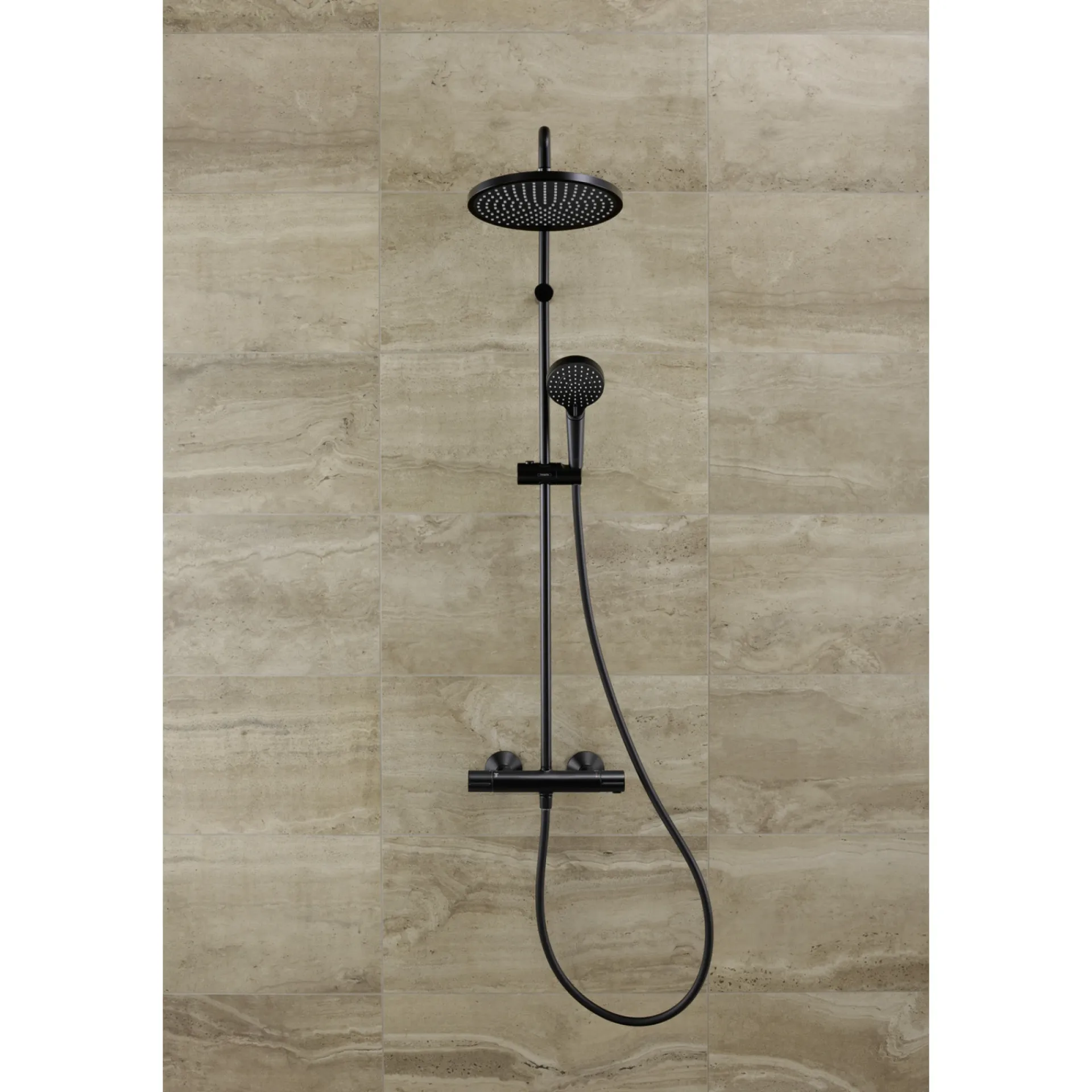 Hot Hansgrohe VERNIS 240 1JET ECOSMART BRUSESYSTEM MAT SORT