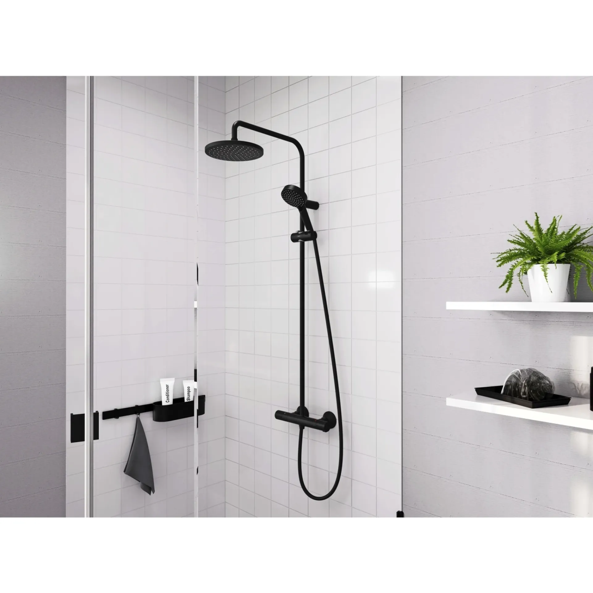 Outlet Hansgrohe VERNIS BLEND 200 BRUSESYSTEM MAT SORT
