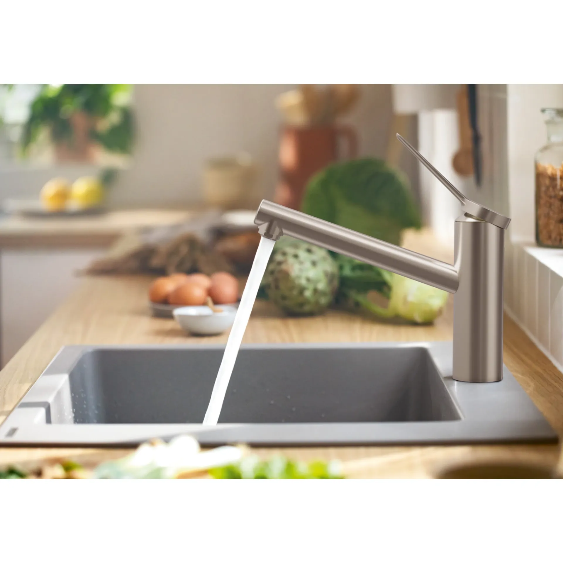 New Hansgrohe ZESIS M33 150 KØKKENARMATUR BØRSTET KROM