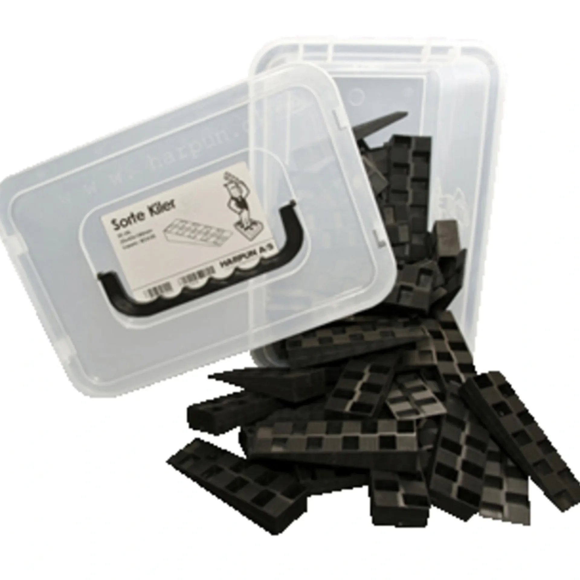 New Harpun JUSTERBRIK 140X43X25 MM SORT 50 STK