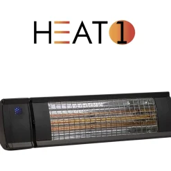 Heat1 212-315 TERRASSEVARMER SORT 660/2000 W
