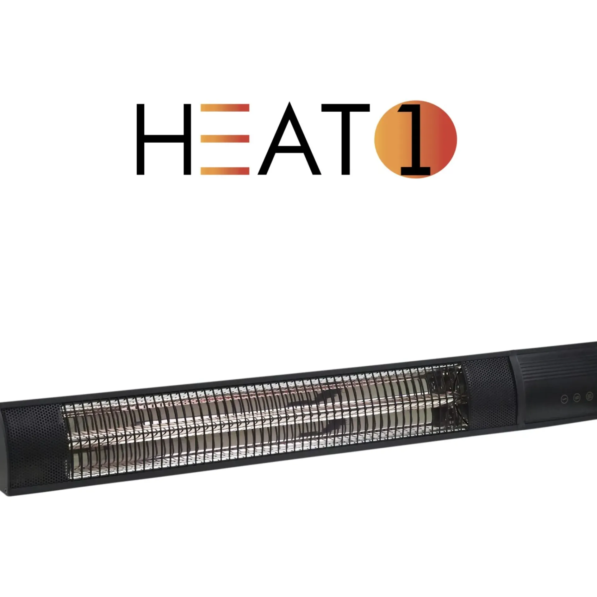 Online Heat1 212-360 TERRASSEVARMER SORT 650/2000 W