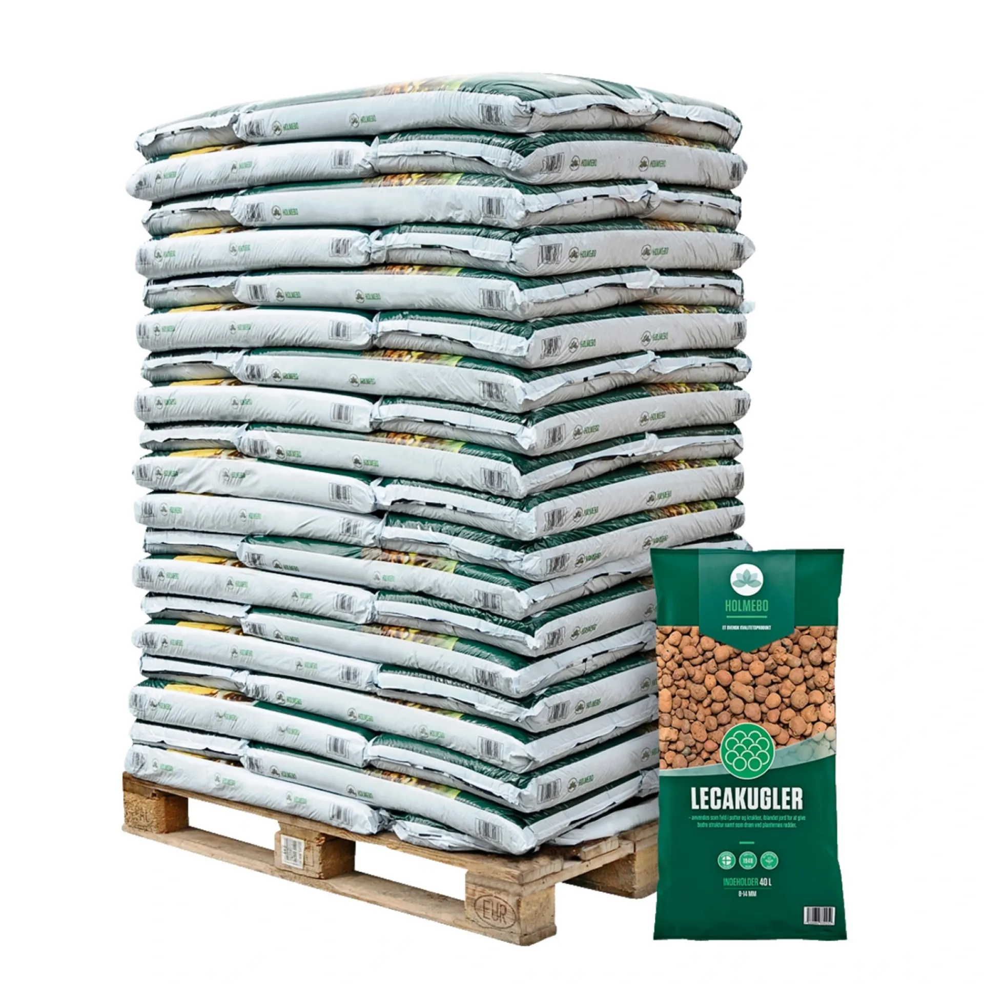 Best HOLMEBO 42 POSER Á 40 LTR LECA KUGLER 1680 L