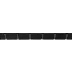 Hot Home>it FLEX KNAGERÆKKE SORT EG 6 KN 60X5,5X2 CM
