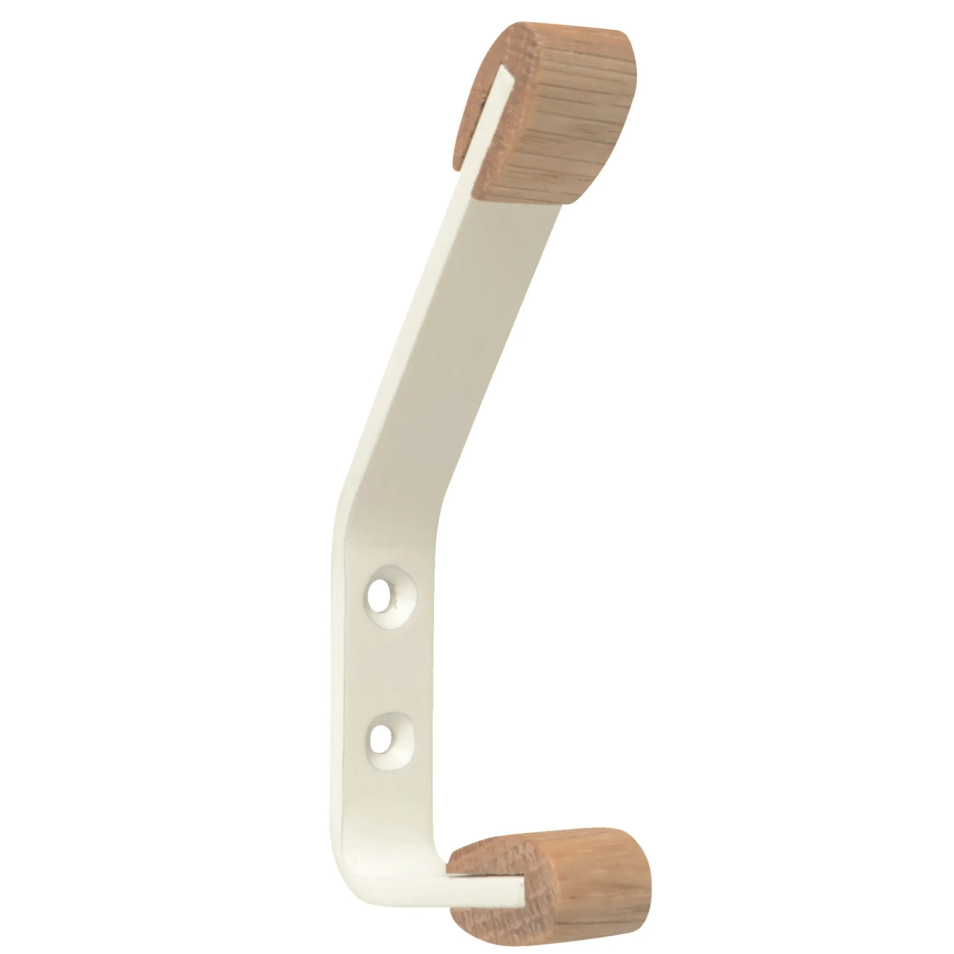 Hot Home>it KNAG I BØG KNAGERÆKKE HVID 1 KN L50×D7X H12 CM