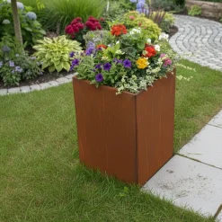 Sale Hortus 210-903 MED BUND HØJBED RUST PATINA 60 X 40 X 40 CM