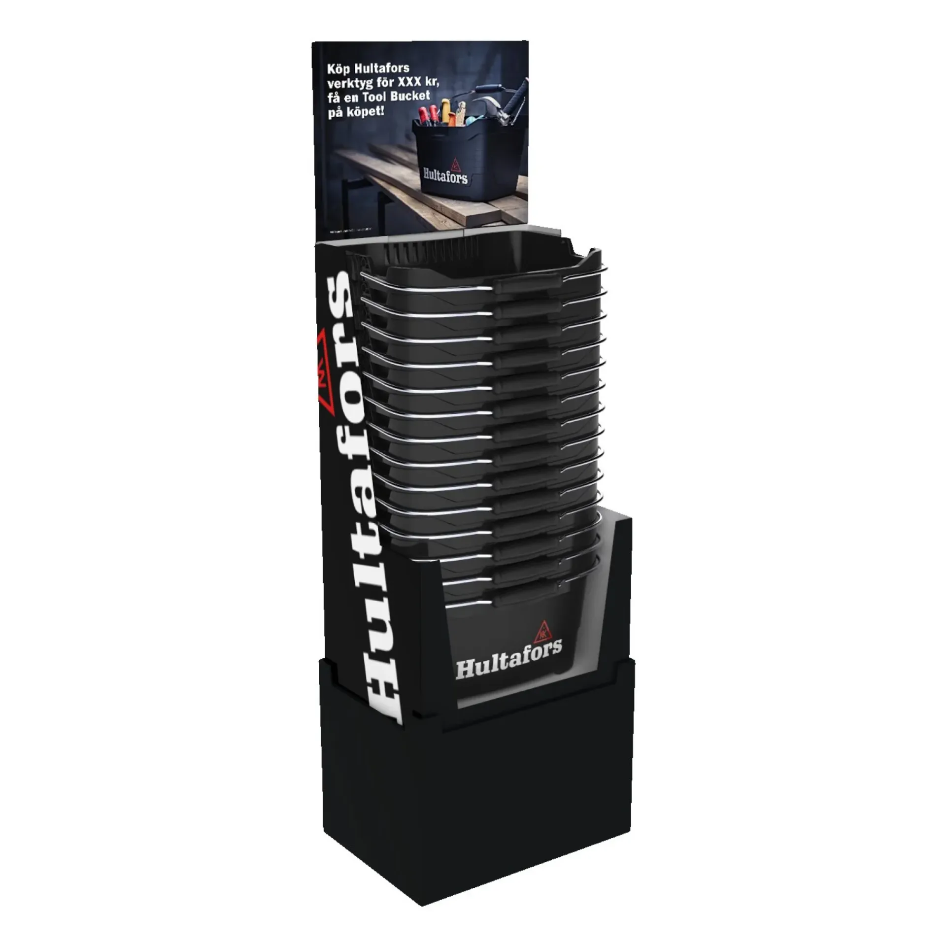 Clearance Hultafors VÆRKTØJSSPAND TB-15 SPAND L: 304 B: 433 H: 239 MM