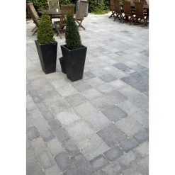 Discount IBF HOLMEGAARDSTEN KVADRAT BELÆGNINGSSTEN 7 X 28 X 28 CM GRÅMIX