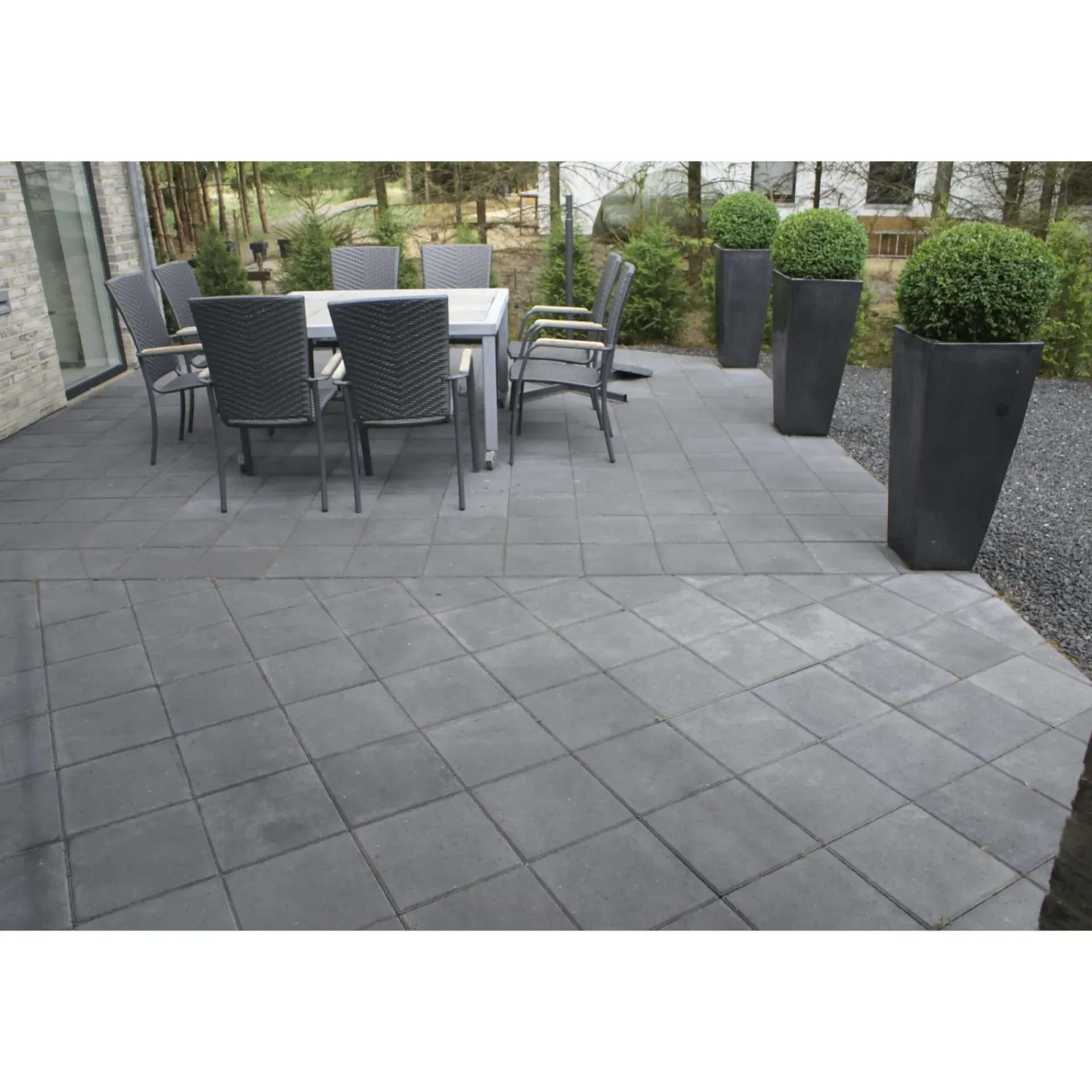 Sale IBF MODUL 40 HAVEFLISE 8 X 40 X 40 CM SORT/ANTRACIT