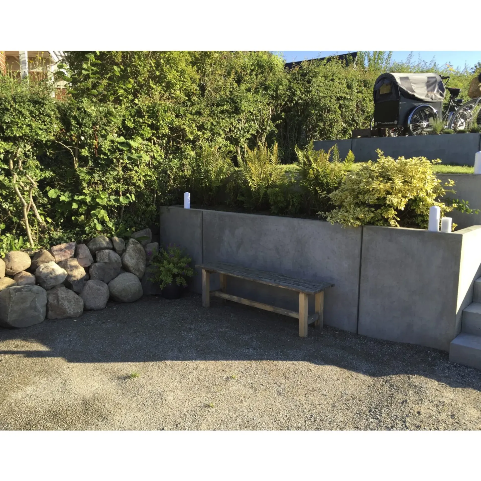 Hot IBF PARKLINE HJ. ELEMENT UDV. STØTTEMUR 120 X 80 CM GRÅ