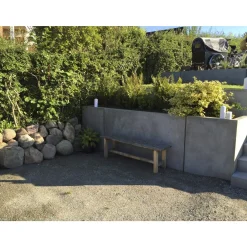 Hot IBF PARKLINE T-ELEMENT STØTTEMUR 10 X 120 X 80 CM GRÅ