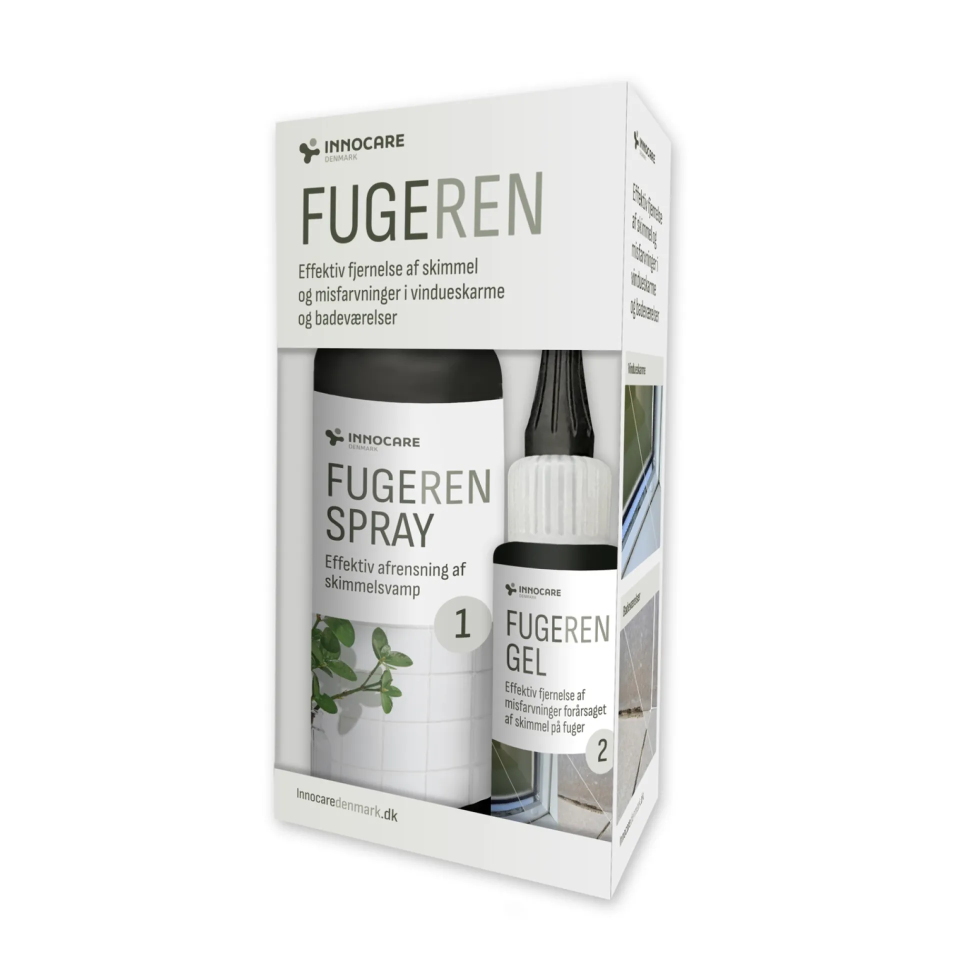 Outlet INNOCARE FUGE REN RENGØRINGSSÆT 60 + 30 ML