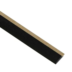 New I-Wood AFSLUTNINGSLISTE EG SORTMALET 17 X 42 X 2400 MM