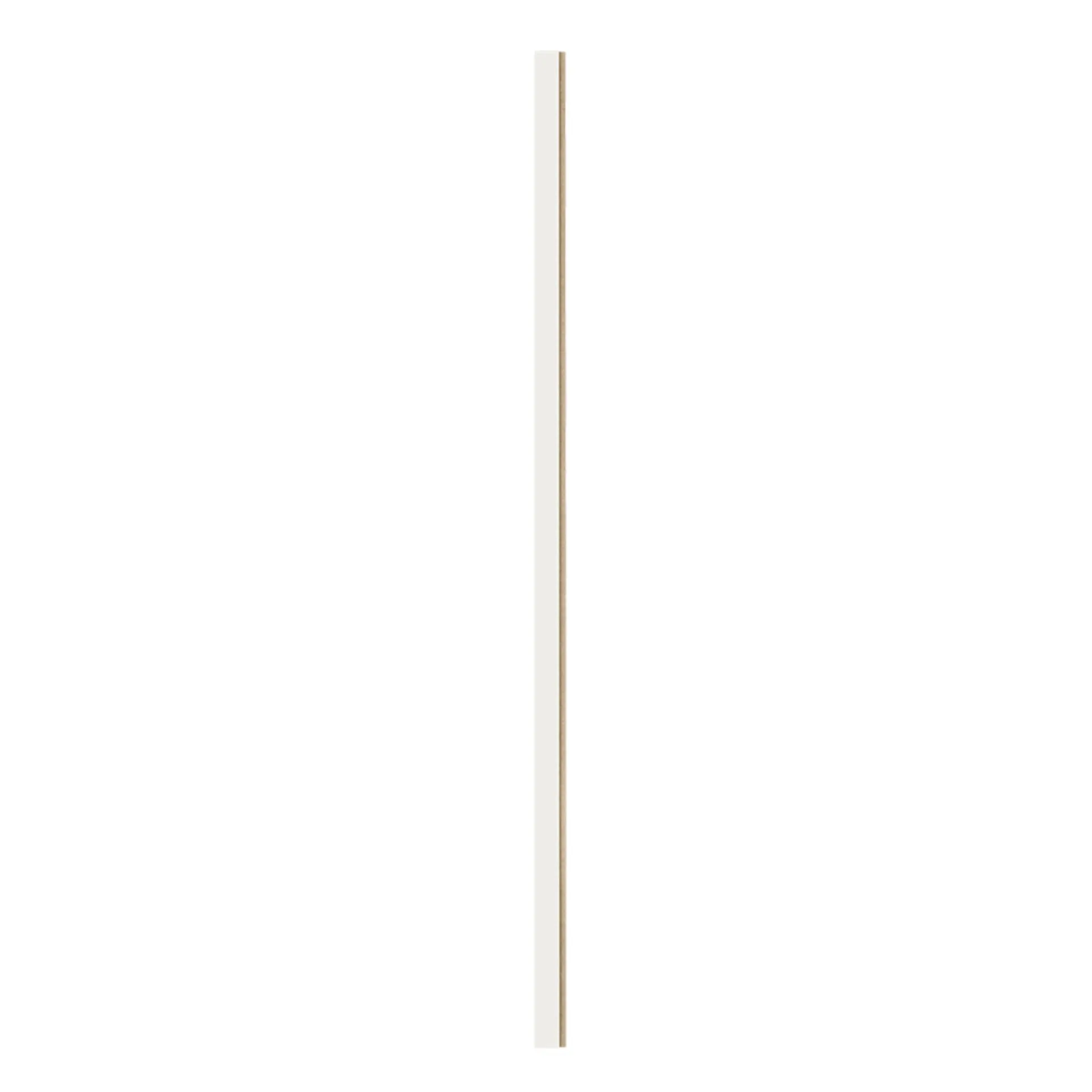 New I-Wood AFSLUTNINGSLISTE HVID 16 X 67 X 2400 MM
