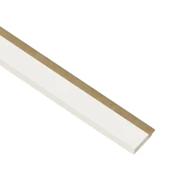 I-Wood AFSLUTNINGSLISTE HVID 16 X 42 X 2400 MM