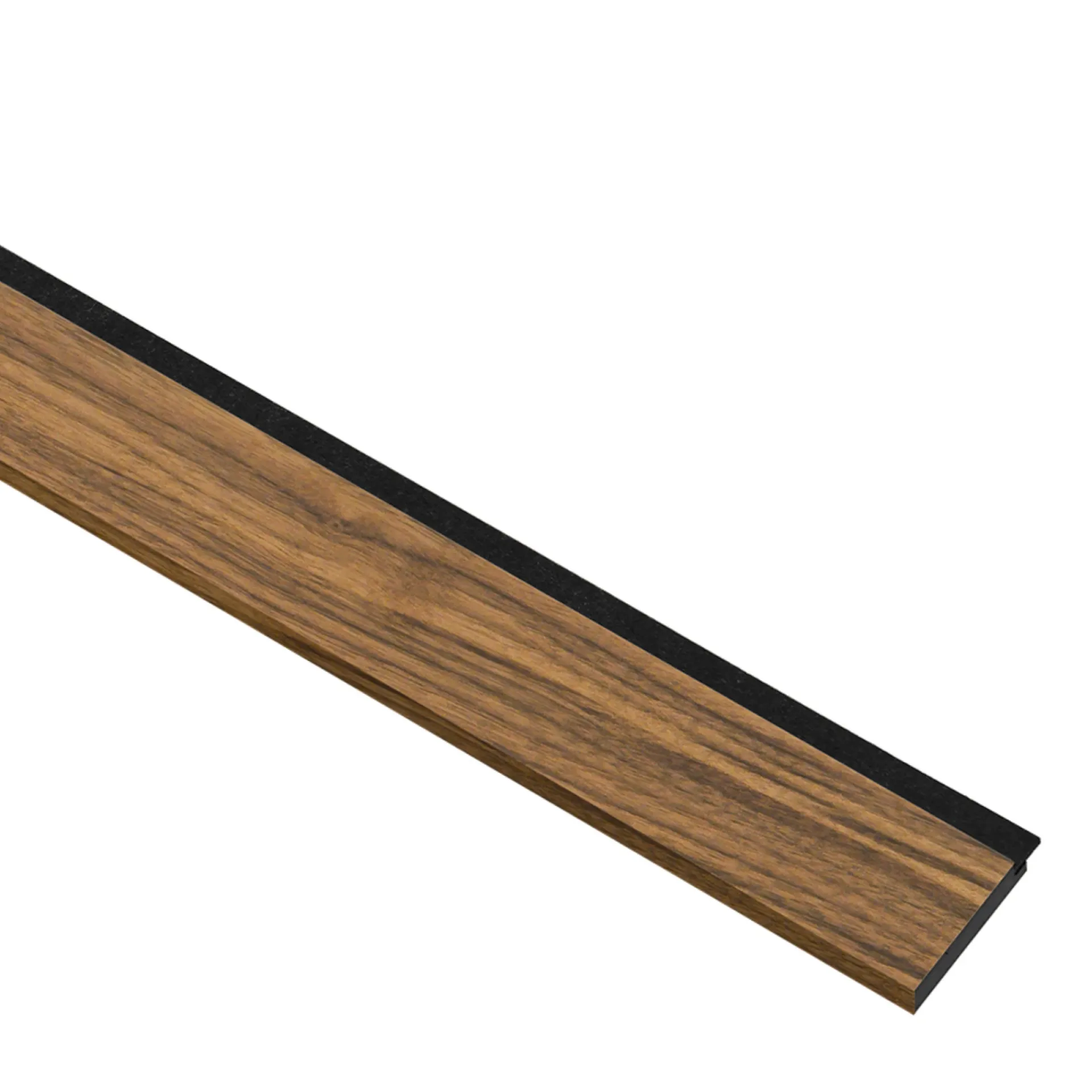 New I-Wood AFSLUTNINGSLISTE VALNØD KLAR OLIE 17 X 67 X 2400 MM