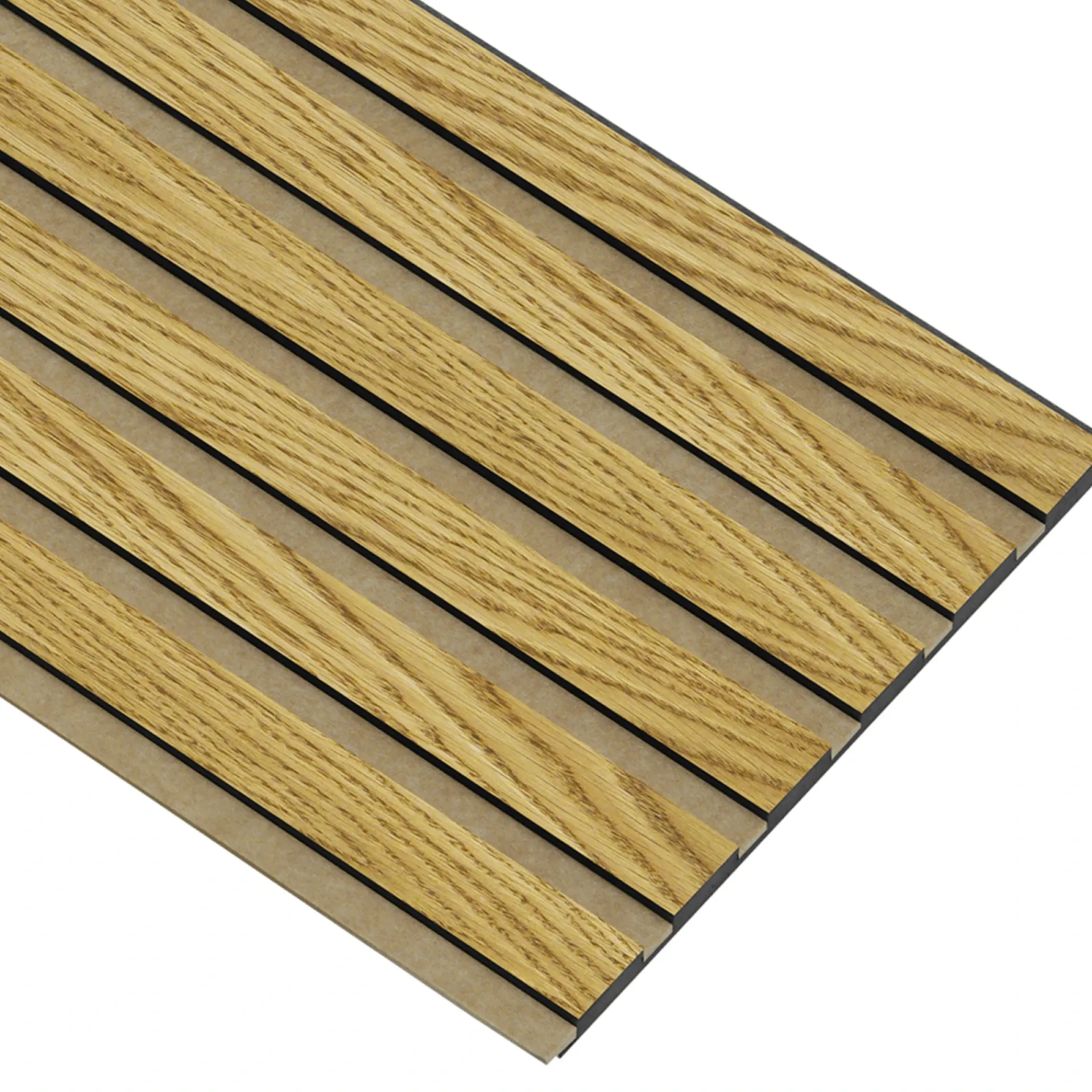 Clearance I-Wood AKUSTIKPANEL EG BRUN OLIE 17 X 300 X 2400 MM
