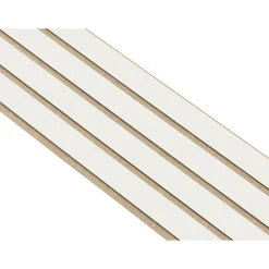 Clearance I-Wood AKUSTIKPANEL EG HVIDMALET 16 X 300 X 2400 MM