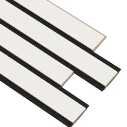 Online I-Wood AKUSTIKPANEL EG HVIDMALET 16 X 300 X 2400 MM