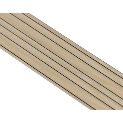 Hot I-Wood AKUSTIKPANEL EG HVID OLIE 17 X 300 X 2400 MM