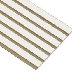 New I-Wood AKUSTIKPANEL EG HVIDMALET 16 X 300 X 2400 MM