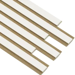 Outlet I-Wood AKUSTIKPANEL EG HVIDMALET 16 X 300 X 2400 MM