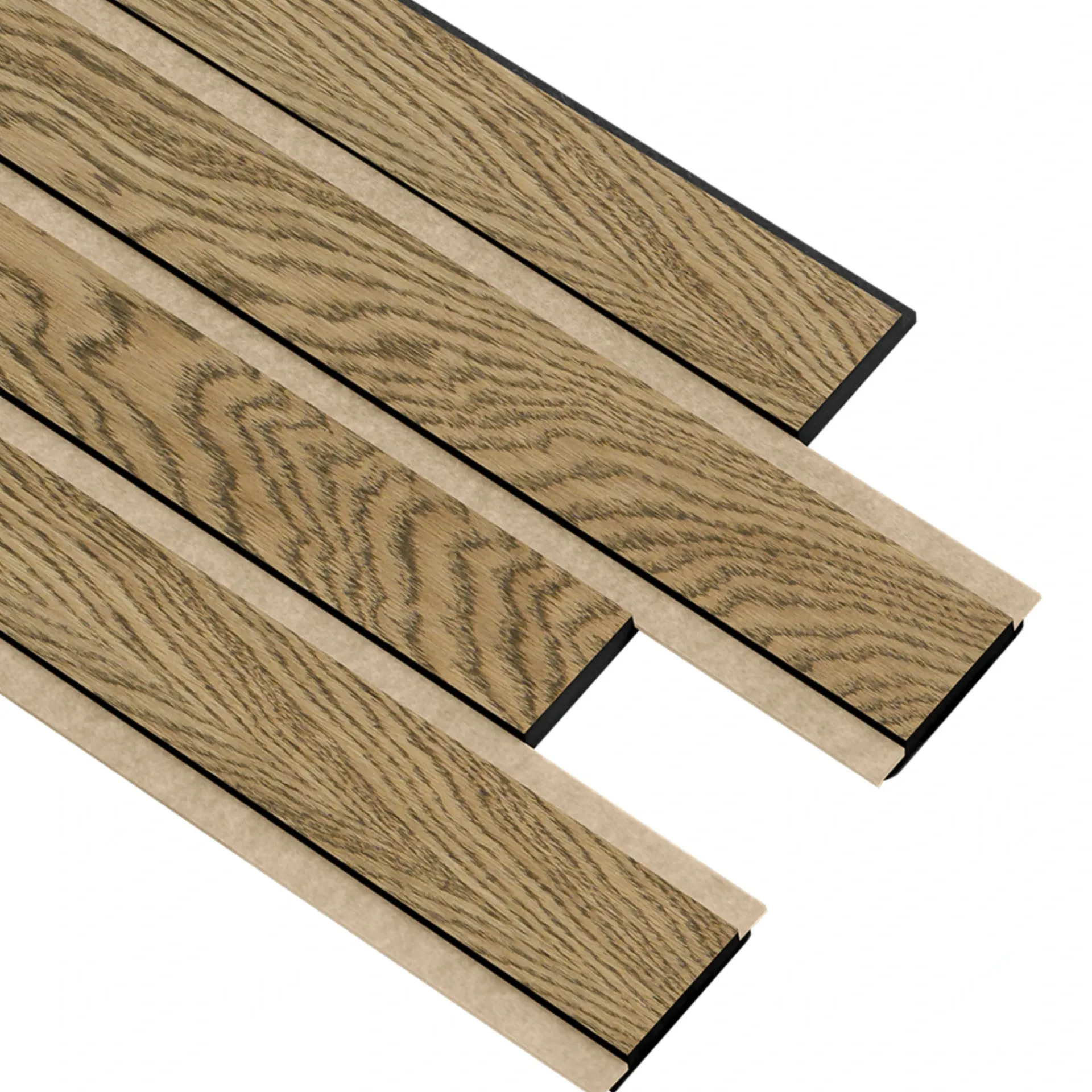 Discount I-Wood AKUSTIKPANEL EG MØRKEBRUN OLIE 17 X 300 X 2400 MM