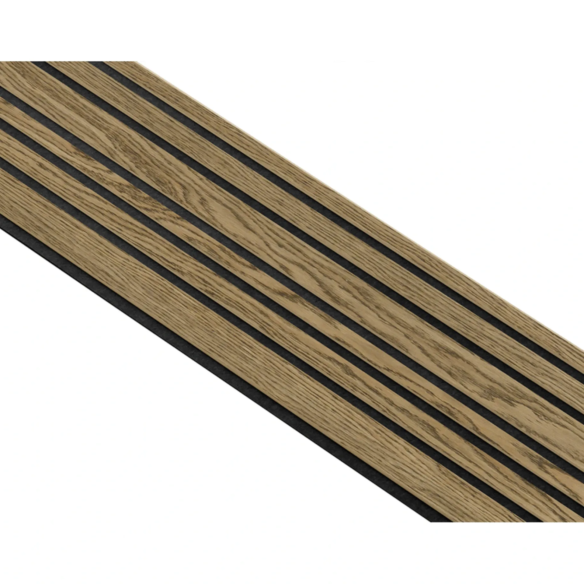 New I-Wood AKUSTIKPANEL EG MØRKEBRUN OLIE 16 X 300 X 2400 MM