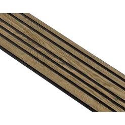 Discount I-Wood AKUSTIKPANEL EG MØRKEBRUN OLIE 17 X 300 X 2400 MM