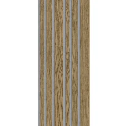 Clearance I-Wood AKUSTIKPANEL EG MØRKEBRUN OLIE 16 X 300 X 2400 MM