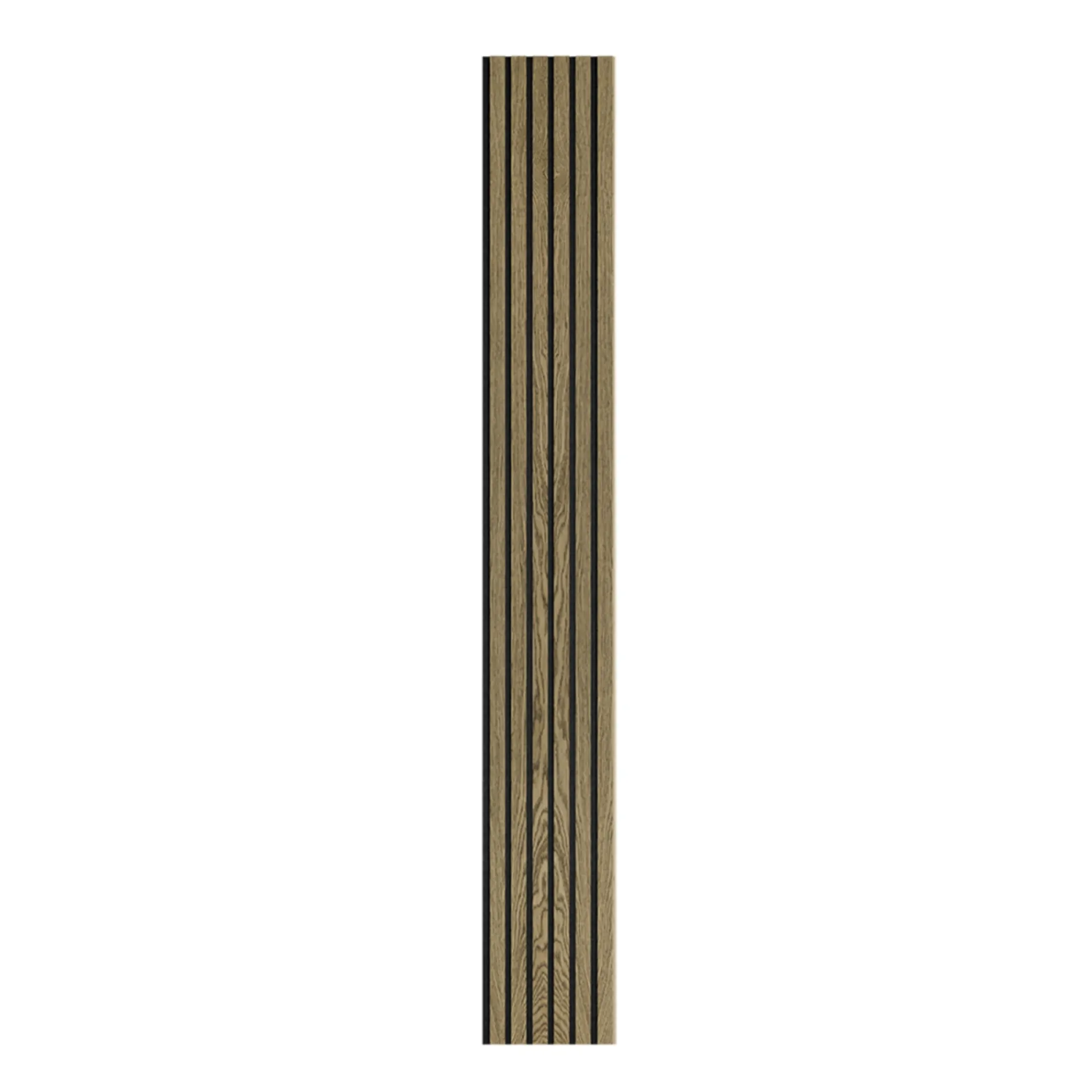 Clearance I-Wood AKUSTIKPANEL EG MØRKEBRUN OLIE 16 X 300 X 2400 MM