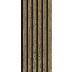 Clearance I-Wood AKUSTIKPANEL EG MØRKEBRUN OLIE 16 X 300 X 2400 MM