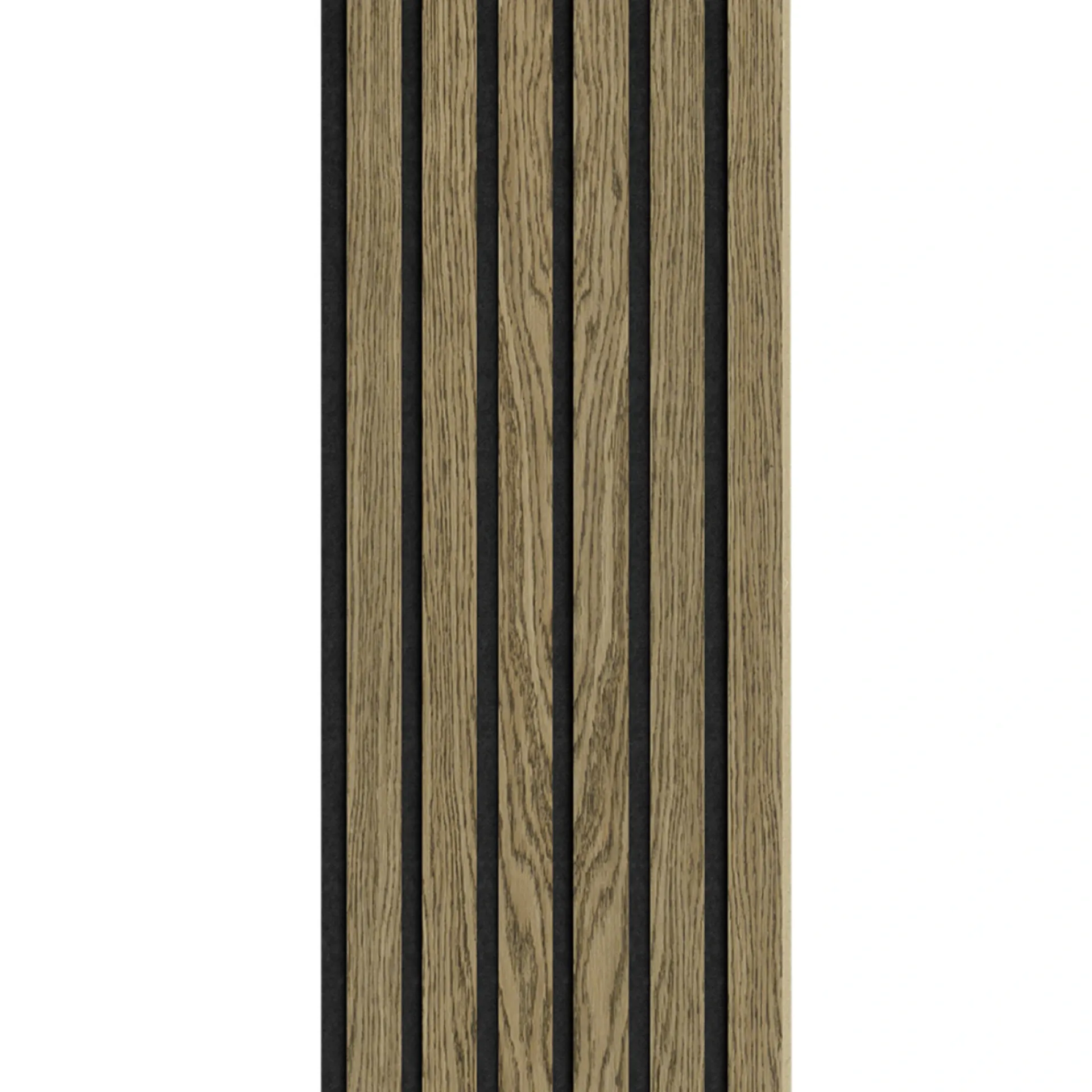 Clearance I-Wood AKUSTIKPANEL EG MØRKEBRUN OLIE 16 X 300 X 2400 MM