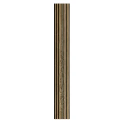 Clearance I-Wood AKUSTIKPANEL EG MØRKEBRUN OLIE 17 X 300 X 2400 MM
