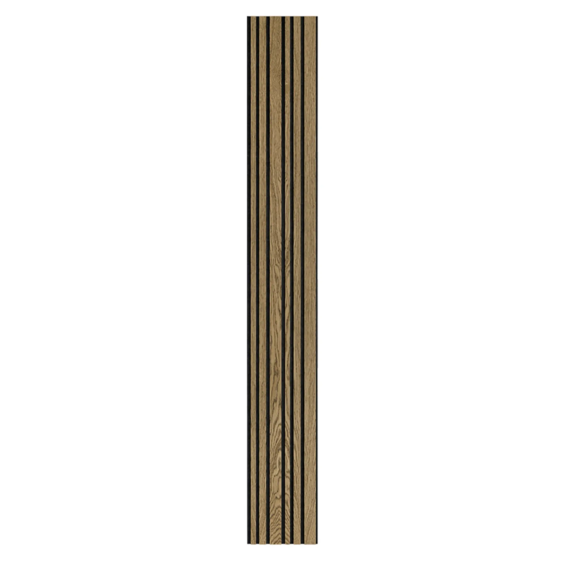 Clearance I-Wood AKUSTIKPANEL EG MØRKEBRUN OLIE 17 X 300 X 2400 MM