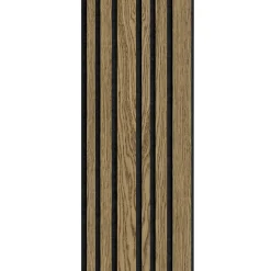 Clearance I-Wood AKUSTIKPANEL EG MØRKEBRUN OLIE 17 X 300 X 2400 MM