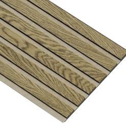 Clearance I-Wood AKUSTIKPANEL EG MØRKEBRUN OLIE 17 X 300 X 2400 MM