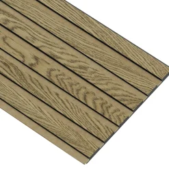 Clearance I-Wood AKUSTIKPANEL EG MØRKEBRUN OLIE 17 X 300 X 2400 MM