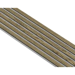Best I-Wood AKUSTIKPANEL EG MØRKEBRUN OLIE 17 X 300 X 2400 MM