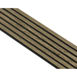New I-Wood AKUSTIKPANEL EG MØRKEBRUN OLIE 17 X 300 X 2400 MM